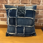デニムハンドメイド☆デニムクッションカバー