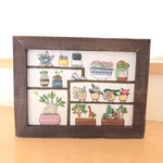 お部屋に小さな植物棚 ①
