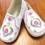 💐shiho21rk様専用 刺繍柄スリッポン💐