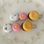 和スイーツのヘアクリップ♡3種♡9.6cm