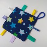 [再販3]星いっぱいのタグシャカシャカ　ブルー