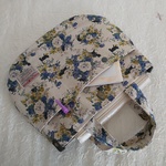 フラットバッグ 黒猫とバラのブーケ