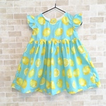 夏物SALE フレッシュレモンのフリルワンピース 80㎝
