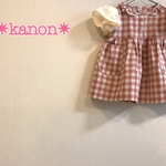 ●●ma様専用Ｉ●●Ｓ39・18★女の子✳フリル袖ワンピース９０🌻【送料無料】ギンガムチェック✳ピンク