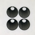 Black Designed Double Circle Parts