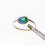 一点もの k18 LR Boulder Opal リング No.2/ 受注制作