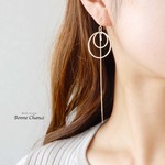フープとチェーン＊ピアス