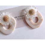 big flower × marble ring