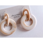 beige marble ring