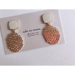 white cabochon × many hole