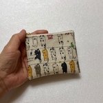 wadati66様リクエスト品❤️洗濯ねこ柄😸 便利ラミネート ミニポーチ