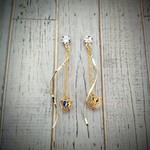 シール（貼る）ピアス　ワイヤーボール