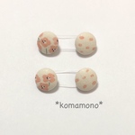 ベビーandキッズ用♡くるみボタンヘアゴム  