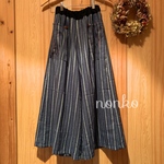 ❁⃘*.ﾟ春新作 スカートみたいなゆったりパンツ リップル  綿100