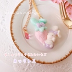 うさみみいちご♡ましゅうさゆめかわネックレス
