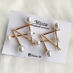 ゴールドブリッジパールピアス