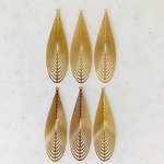 Gold Drop Pendant Tops