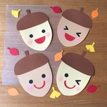 壁面飾り【どんぐり兄弟】保育園  幼稚園