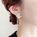 選べるカラー♡リッチな2wayピアス,イヤリング