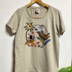 O様専用♬【送料無料】手染め紅型のヤンバルクイナとリュウキュウヤマガメ