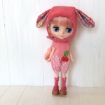 ミディブライス うさぎ♡さくらんぼ セット