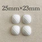 importアクリルマットカボション ホワイト 4個入