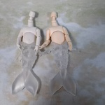 人魚素体 透明/不透明【色オーダー】 オビツ11サイズ