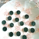 606◆ダークグリーンボタン 20ミリ 15個セット 送料無料◆