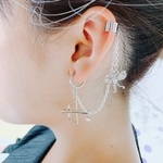 【再販】キューピッド アロー イヤーカフ &フェイクピアス （片耳/イヤリング ）