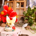 バカンスキツネのフィギュア♪
