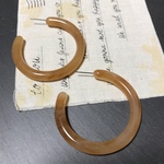 4個✦アクリルフープピアス