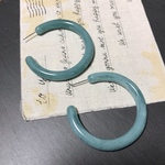 4個✦アクリルフープピアス