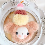 【ブローチ】ぐまどんのプリンのせ