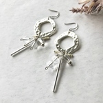 【jarajara . clear . matte silver 】