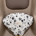 ♡新作♡ベビー用ショッピングカートカバー・リバーシブル HWstar×ブラック