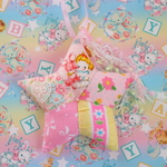 hana*ハンドメイド★ハローベイビー★パステルパッチスターオーナメント♪Pink