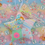 hana*ハンドメイド★ハローベイビー★パステルパッチスターオーナメント♪Blue