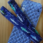 超ロング 水筒ベルトカバー ( カラフルシャーク )