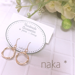 再販♡No.10⋆͛*͛ ͙͛ シンプル ピアス イヤリング ゴールド 小ぶり リング
