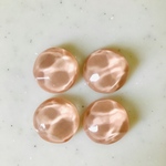 Clear Pink Water Dome 16mm Cabochons