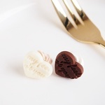 choco whip 様オーダー♡ホイップとハートチョコのピアス