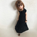 BKシワ加工ティアードワンピース♡