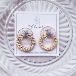 ラタンピアス/イヤリング【WH】