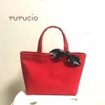 UMAなリボン付き♡ミニトート(red)
