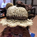 くまさん 麦わら帽子