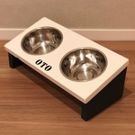 ☆斜めタイプ☆フードテーブル☆11cmボール☆名前入れ無料☆