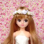 花冠(ホワイト アイボリー)☆リカちゃんサイズ 