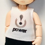 オビツ11サイズ タンクトップ(power)