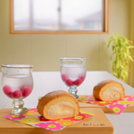 コロコロ丸いワイングラス（限定カラーのブルー）