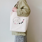 おさげちゃん ロングLサイズ ロゴトートバッグ